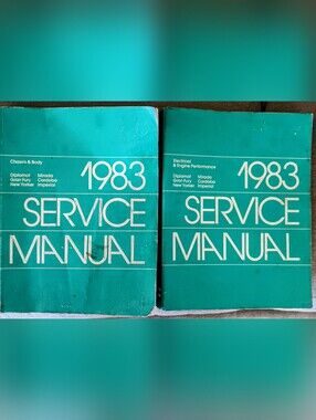 1983 Chrysler Service Manual Set Chassis Body Electrical Engine OEM Original